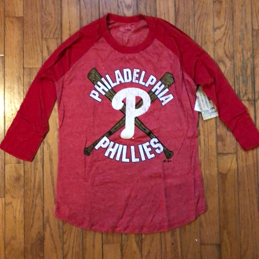 Philadelphia Phillies women’s 3/4 sleeve Raglan